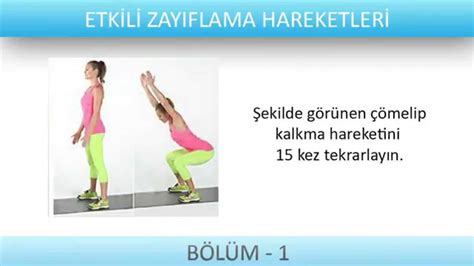 Zayıflama İçin En Etkili Egzersizler